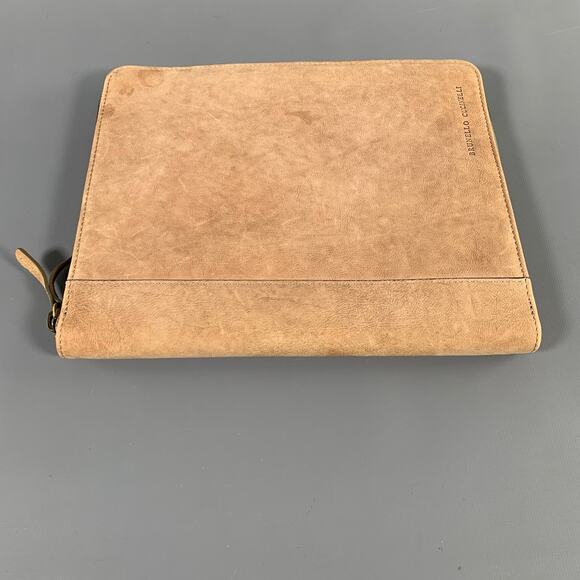 BRUNELLO CUCINELLI Taupe Leather iPad Case Leather Goods - Picture 3 of 7